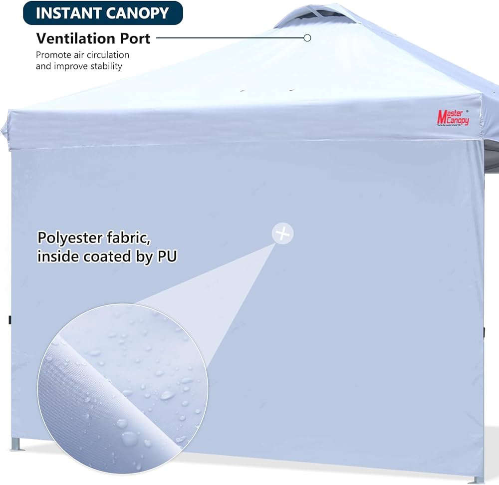 Amazon.co.jp: MASTERCANOPY ワンタッチタープテント サイドシート一枚