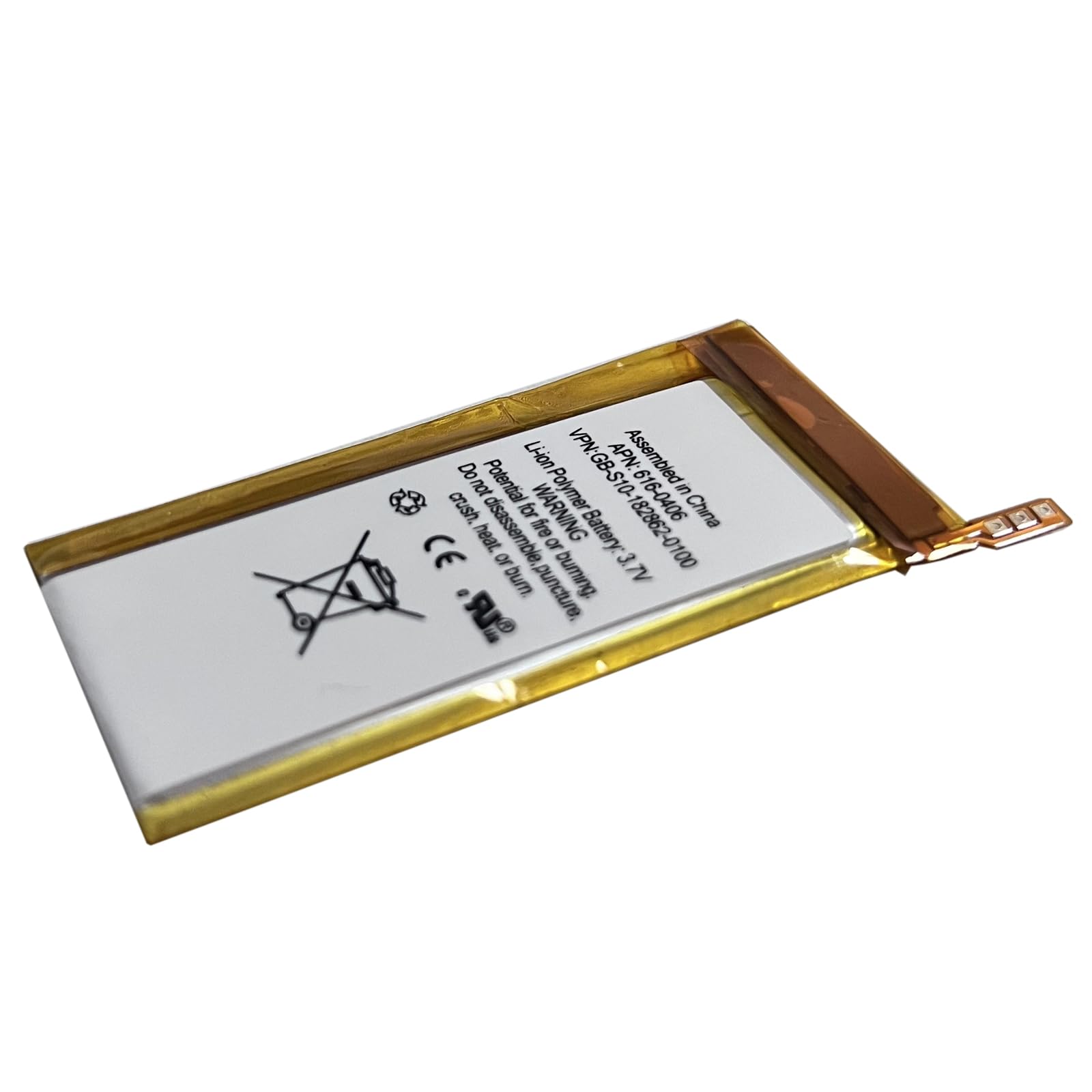Batteria di ricambio 616-0406 616-0467 compatibile con [iPod] Nano 5th Gen 5G 8GB 16GB P11G73-01-S01 A1320
