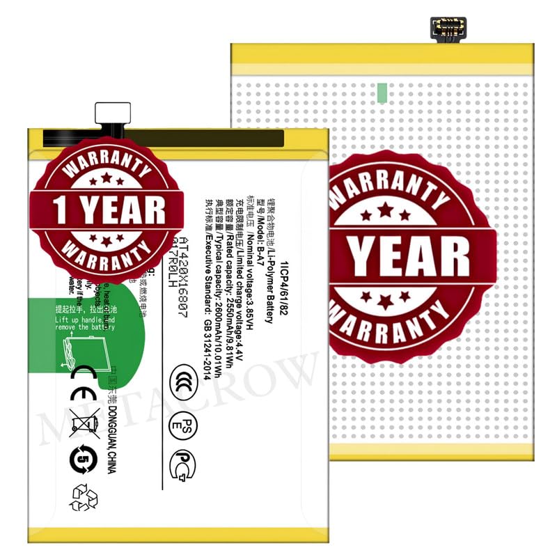 Image of Original B-A7 Battery Compatible for Vivo V3 - (2600mAh) - 1 Year Warranty JK1