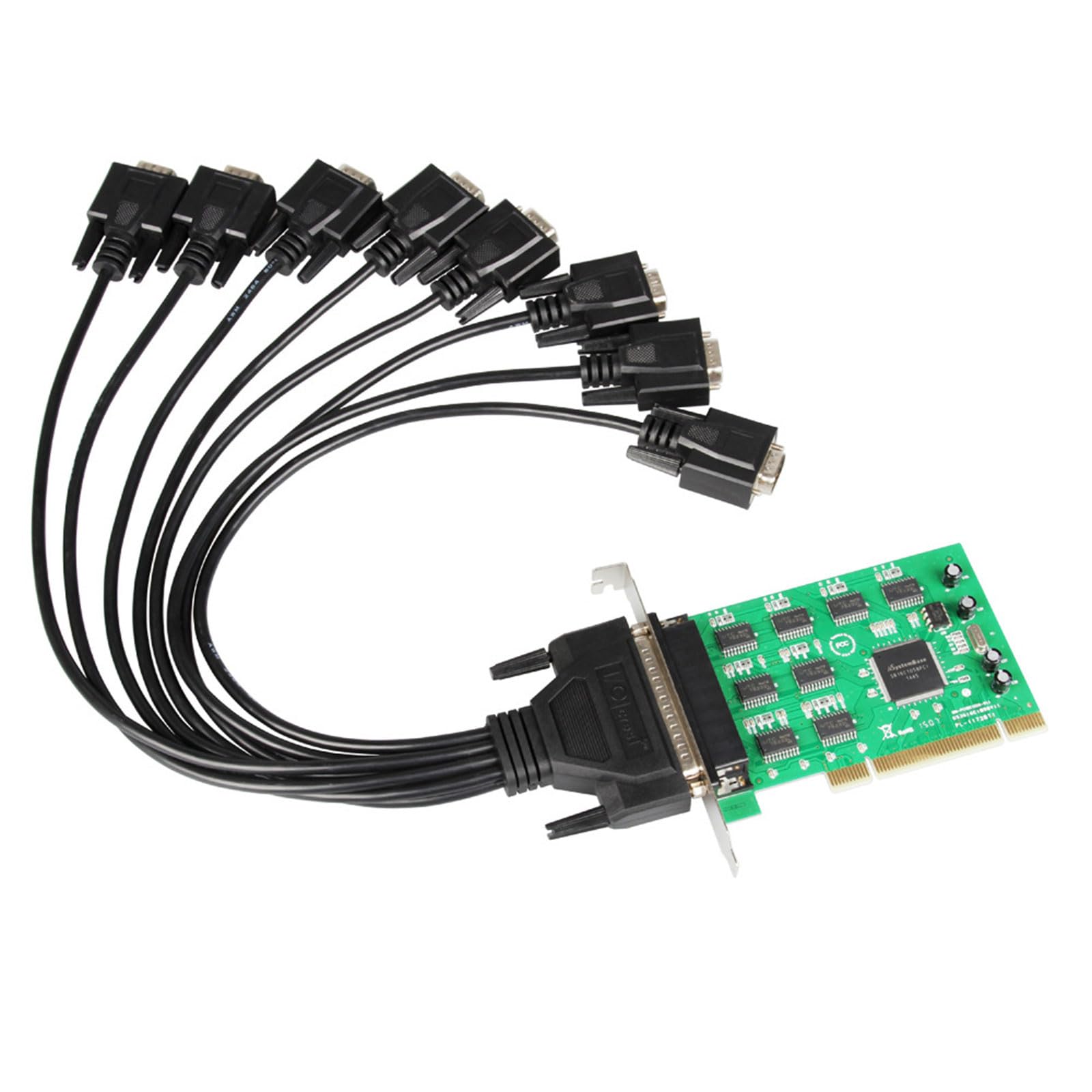 1set E Veloce Trasferimento Dati PCI A 8Ports RS232Serial Card Prestazioni Stabili Per Più Periferiche Seriali Collegamento Dispositivo di Controllo Industriale