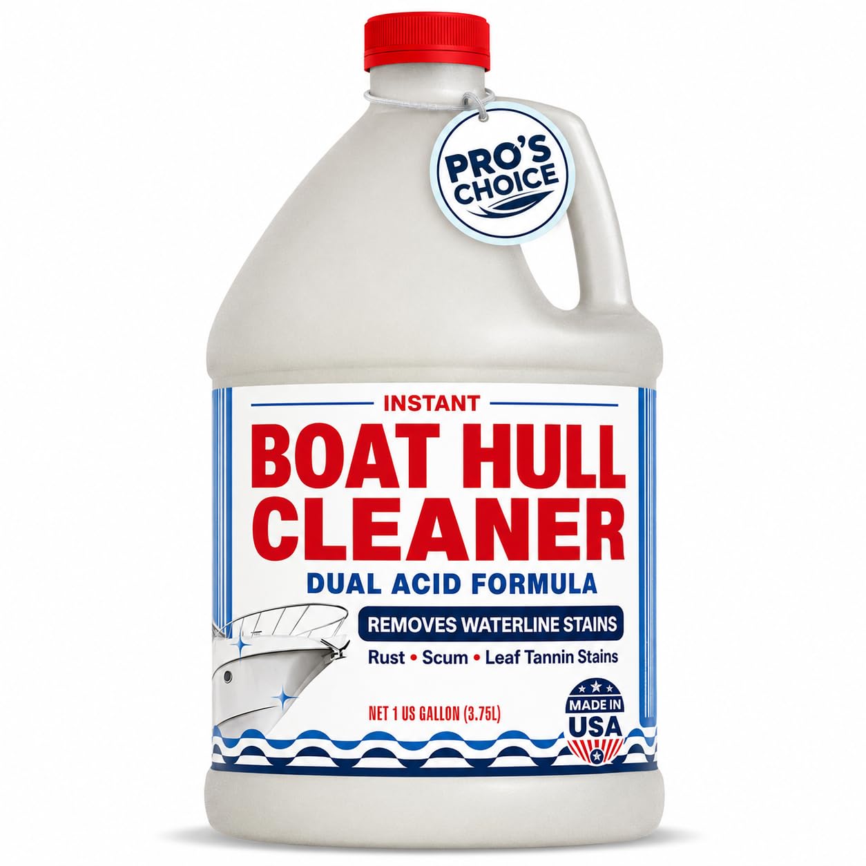Best fiberglass boat cleaner: Escentile Instant Boat Hull Cleaner