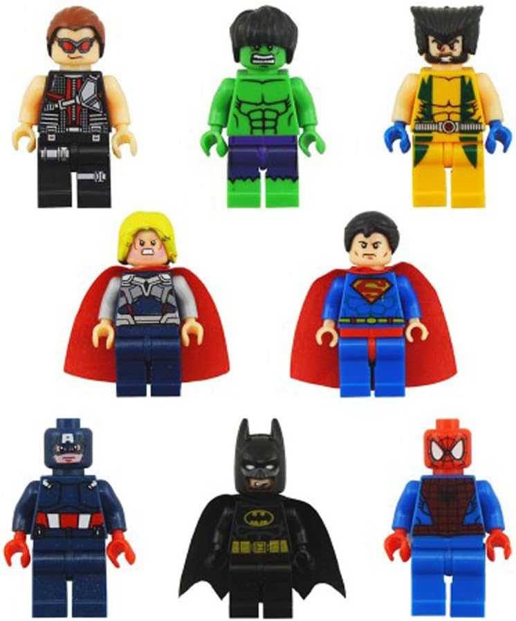 Tatara –8pcs New Super Heroes Avenger Kid Baby Toy Mini Figure Building Blocks Sets Model Toys Minifigures Brick