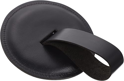 1 juego de correas de platillos de cuero Symphony Cymbal Belt Platillos de repuesto para accesorios de instrumentos musicales (negro)