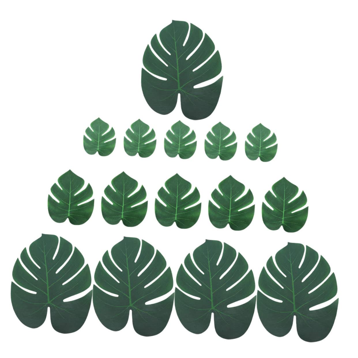 Napperons en feuilles de monstera Mikinona lavables pour table propre