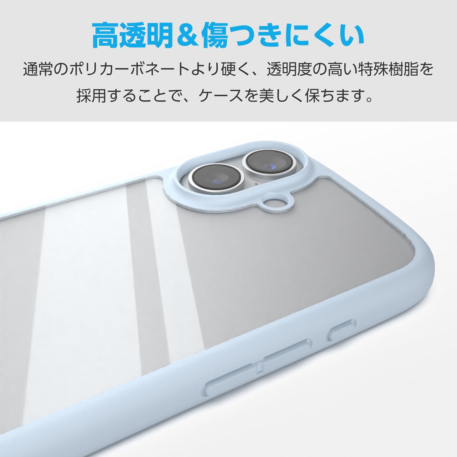 Amazon.co.jp: エレコム AQUOS wish5(SH-52F) ケース カバー 透明 耐