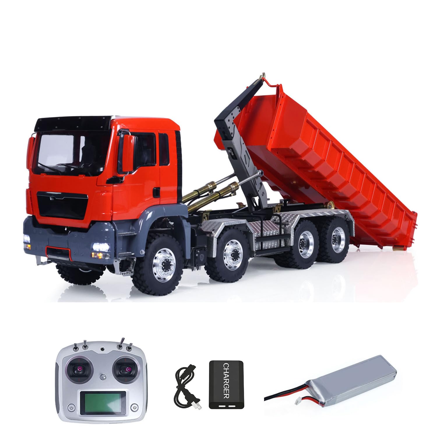 Amazon.com: TOUCAN RC HOBBY 1/14 Lesu 8X8 Rc Hydraulic Dumper