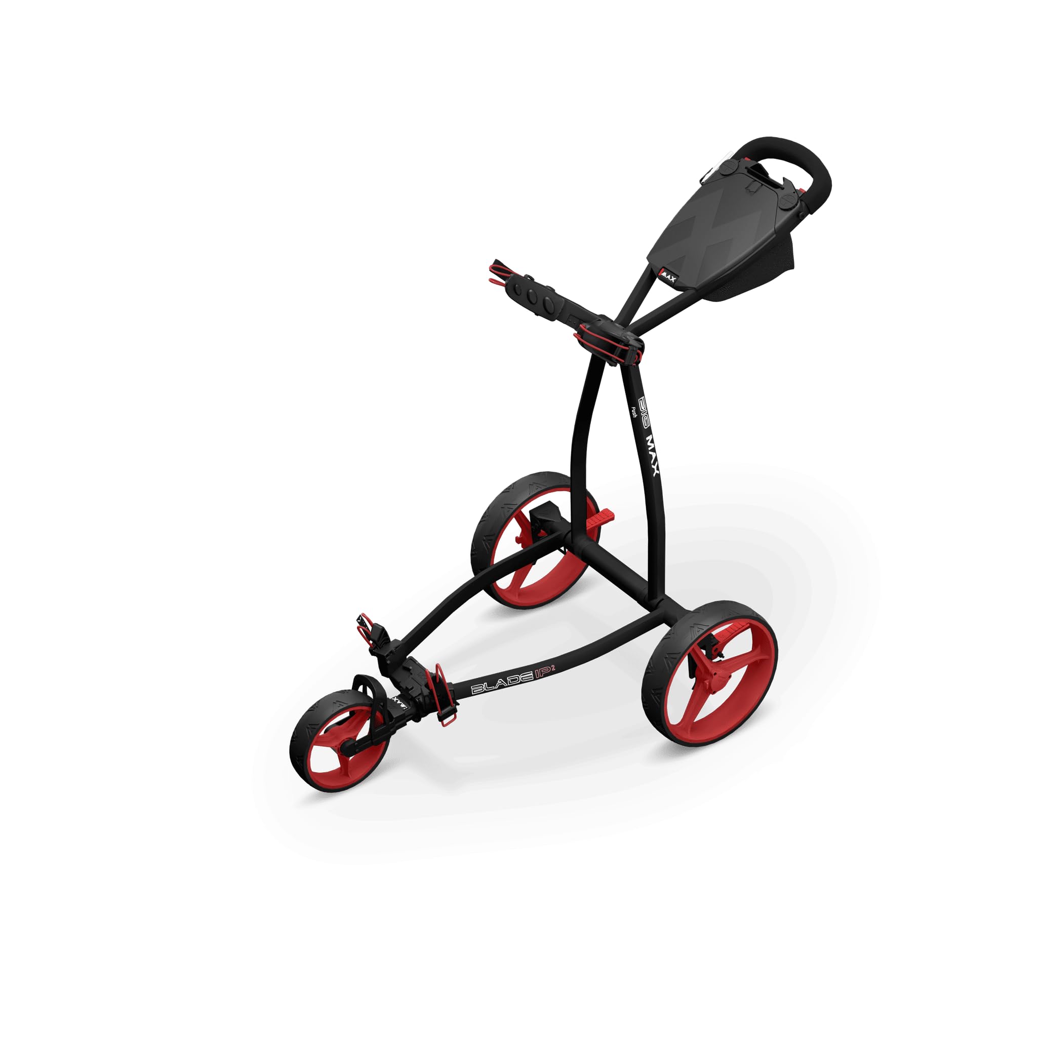 Big Max Blade Ip 2.0 Golftrolley - Golfwagen - Schwarz Rot