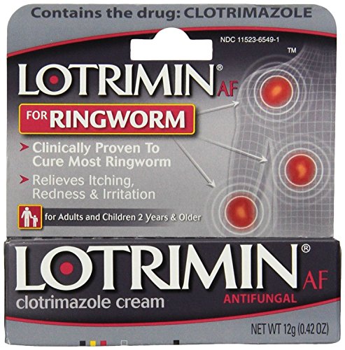 Lotrimin AF Antifungal Cream for Ringworm 0.42 oz. (Quantity of 4)