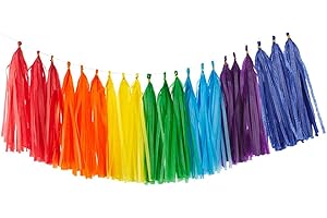 Rainbow Tassel Garland Decoration for Celebrations