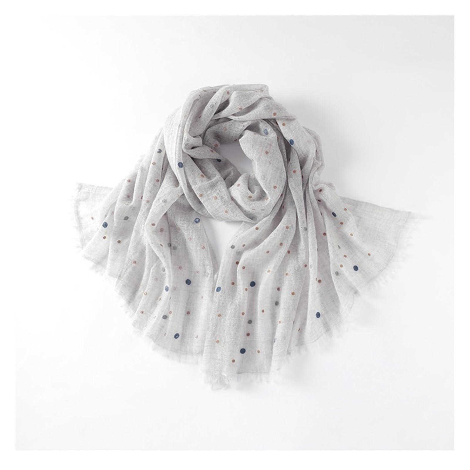 Scialle per donna Elegante sciarpa a pois, caldo scialle in cashmere for autunno e inverno da donna