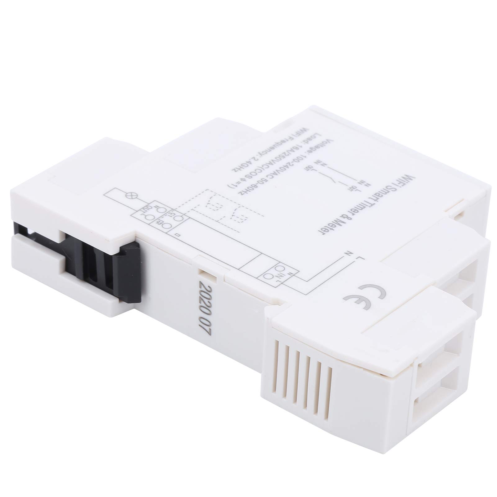 Medidor de Energía Inteligente TM608 2.4GHz WiFi Monofásico 16A Temporizador