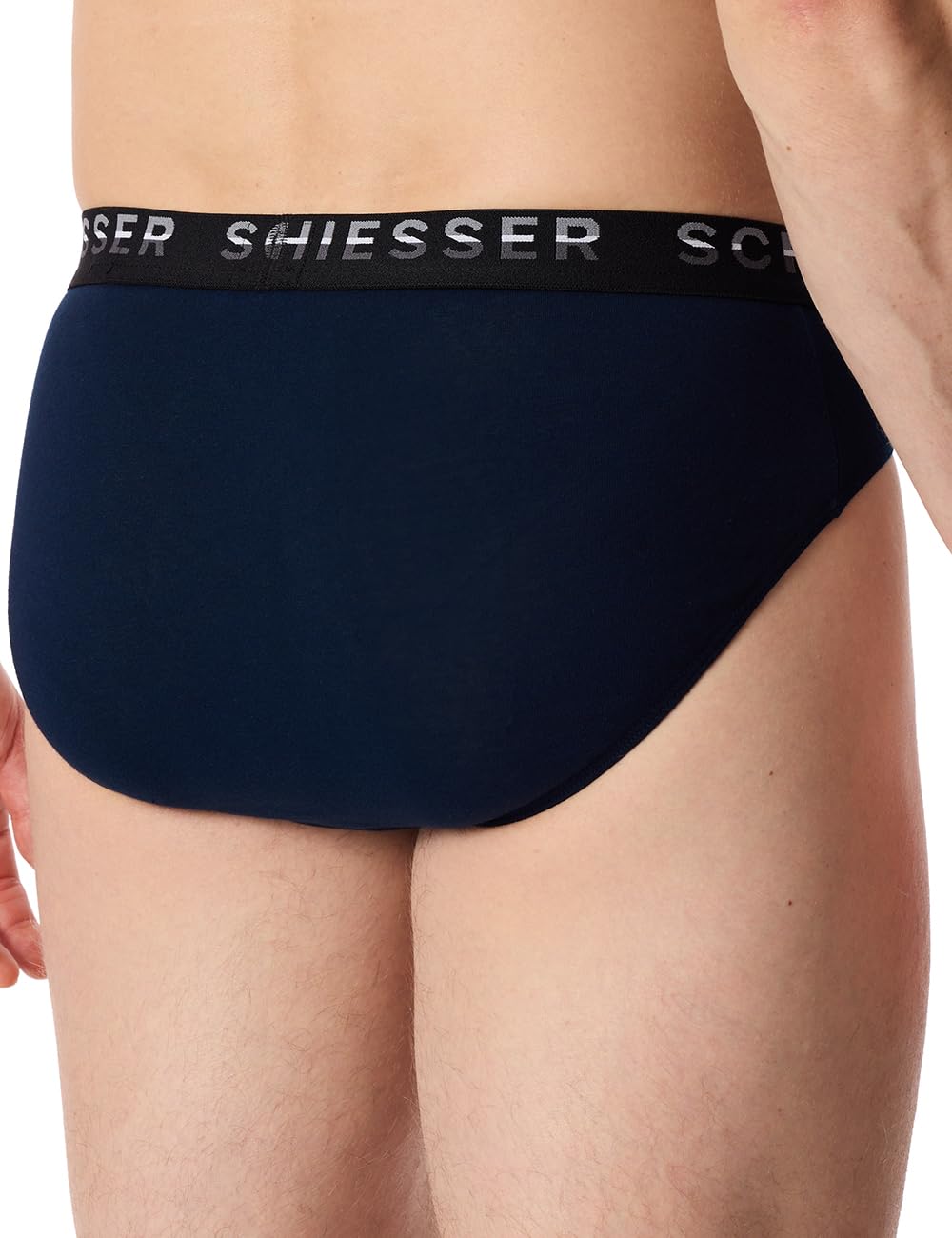 Schiesser Herren 4er PACK Rio-Slip - Unterhose - bequeme Baumwolle - Pima Cotton