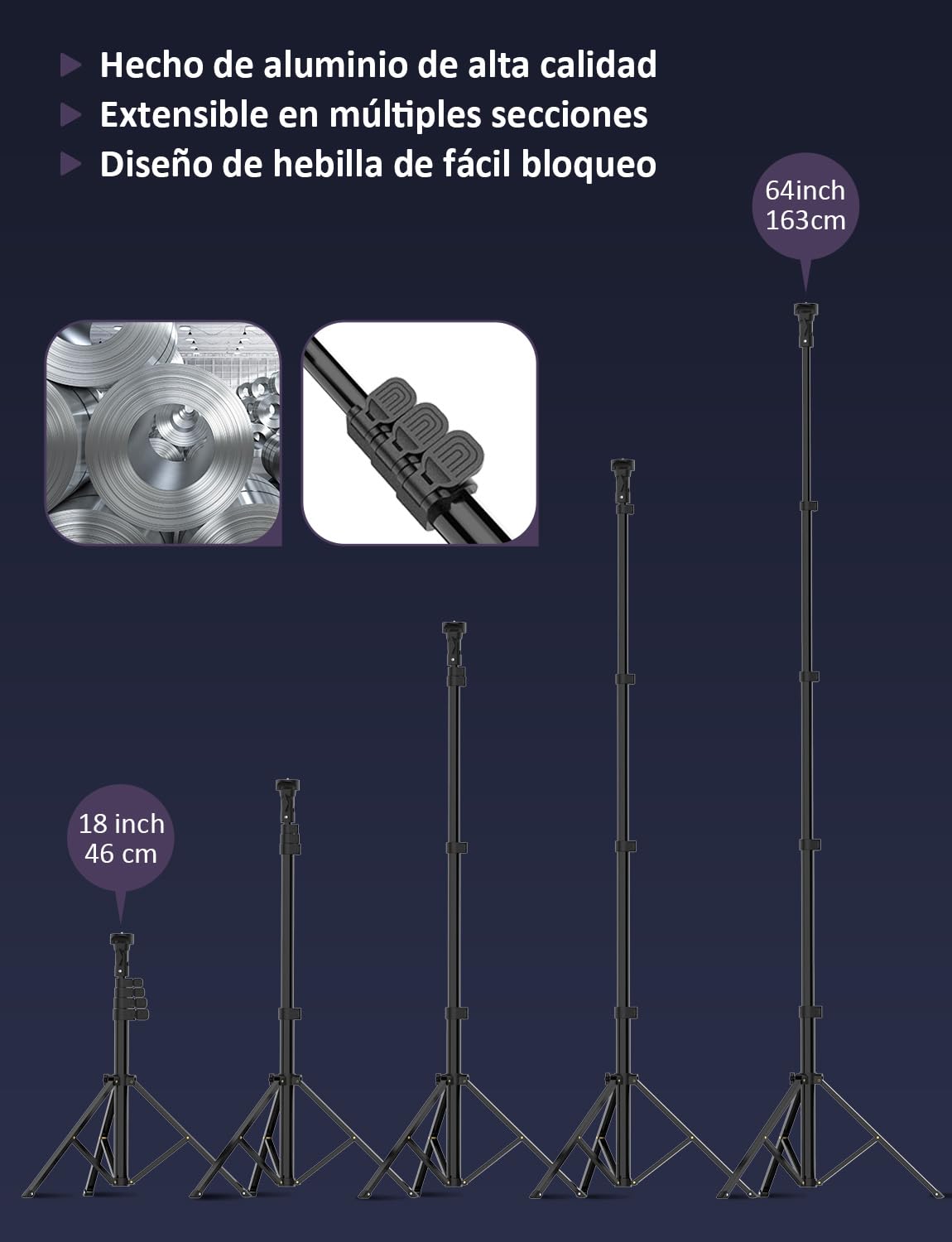 YOHOOLYO Aro de Luz con Tripode 12" Ring Light con Control Remoto 3 Modos 10 Brillos Regulables Anillo de Luz para TikTok, Maquillaje, Video Selfie, Youtube e Live Stream