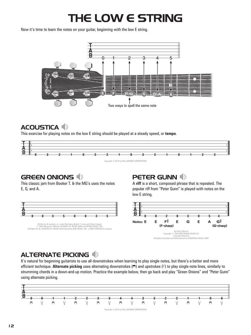 Hal Leonard Acoustic Guitar Tab Method - Book 1: Book with Online Audio
