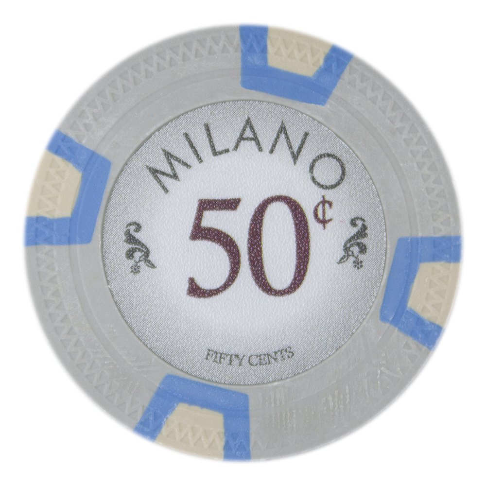Milano Casino Grade Clay Poker Chip 10-gram – Pack of 50