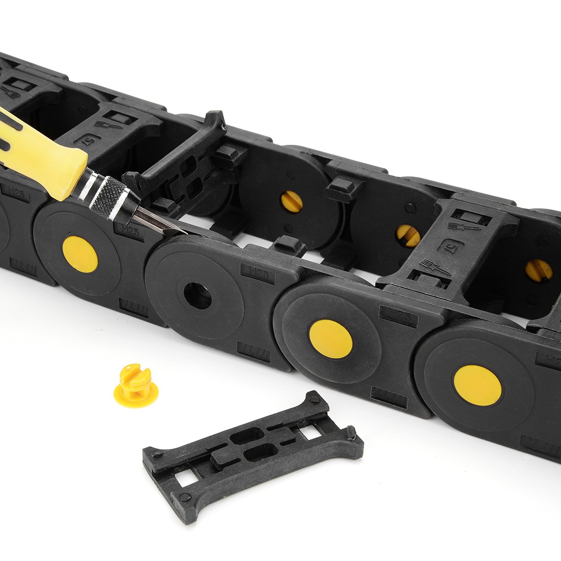 Amazon.com: uxcell R55 25mm x 57mm Plastic Open Type Cable Wire