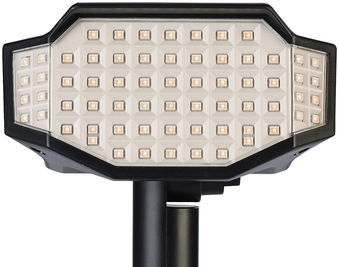 Luminea Solarspot: 4er-Set High-Power-Solar-LED-Gartenspots, 650 lm, IP65, warmweiß (LED Solar Gartenstrahler, Gartenstrahler Erdspieß, Lampe)