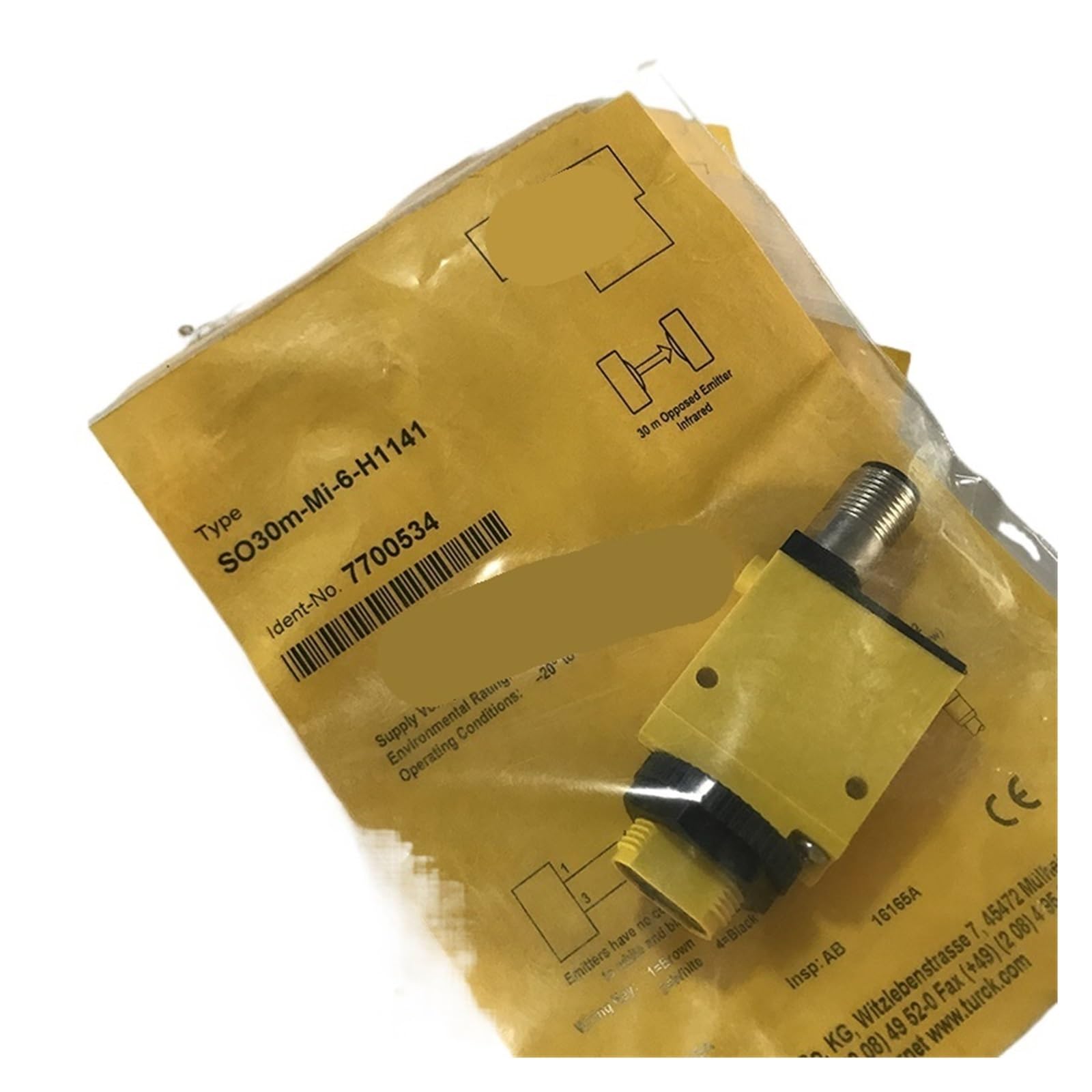 ZVQYSGIW SO30M-MI-6-H1141 Photoelectric Switch Sensor
