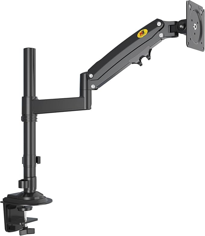 Supporto da tavolo con molla a gas per schermi LCD da 22-35 pollici con VESA max. 100 x 100 mm, fino a 12 kg