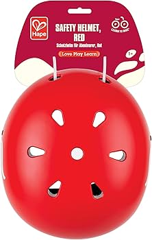 Hape Casco de Seguridad Rojo, Multicolor, Talla única (E1082)