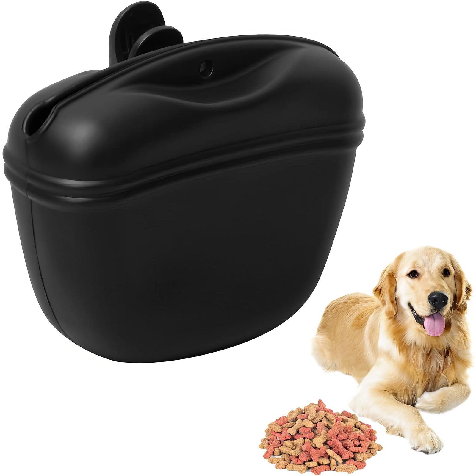 RTRTGS Fundas de Silicona Porta golosinas de Perro - Estuches para Entrenamiento de Mascota Cachorro - Bolsas para recompensas premios Galletas