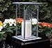 Produktbild Design Grablaterne Grablampe Grablicht Engel mit Grabkerze Grabschmuck Grableuchte Laterne Grabkerze Lampe Kerze Licht Friedhof Garten
