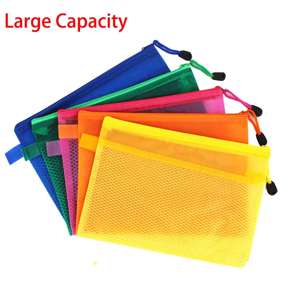 5/10pcs A4 Plastik Mappe Ordner Dokument Nieten Akten- Papier