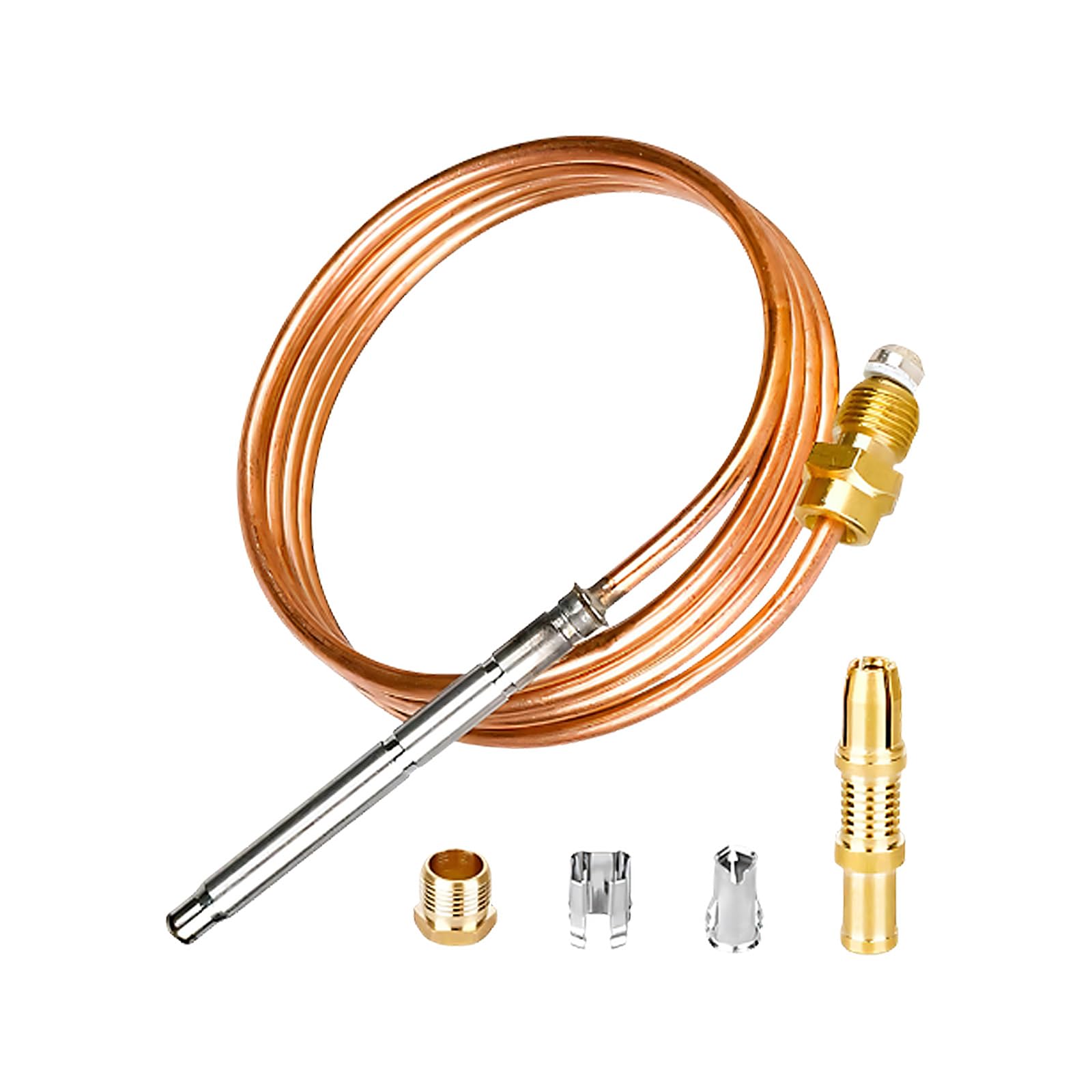 Thermostat Control Thermocouple with Accessories Water Heater Thermocouple for 1980-036 80504-03 Furnaces Boilers Accessories