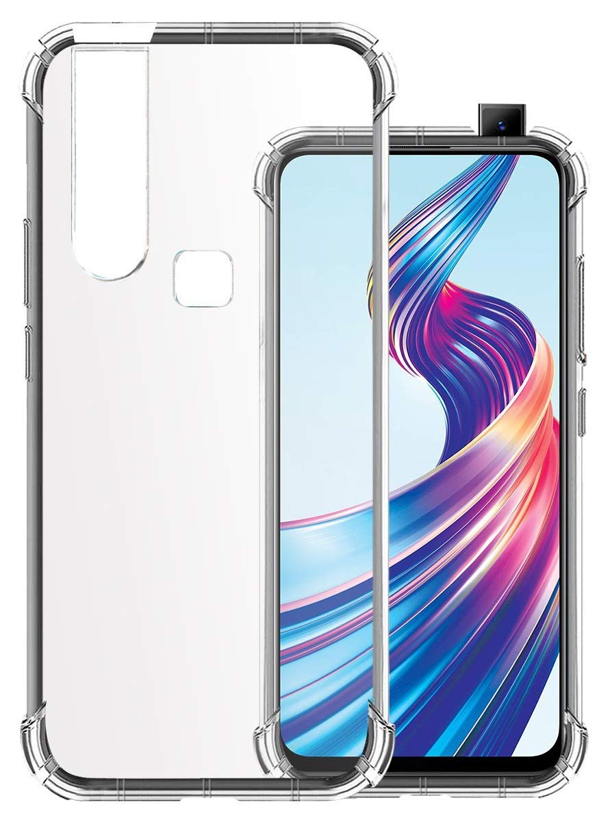 STWG Vivo V15 | Shockproof Flexible Protective TPU Bumper Back Case Cover for Vivo V15 - Transparent (B08X69JLNP) Amazon Price History, Amazon Price Tracker