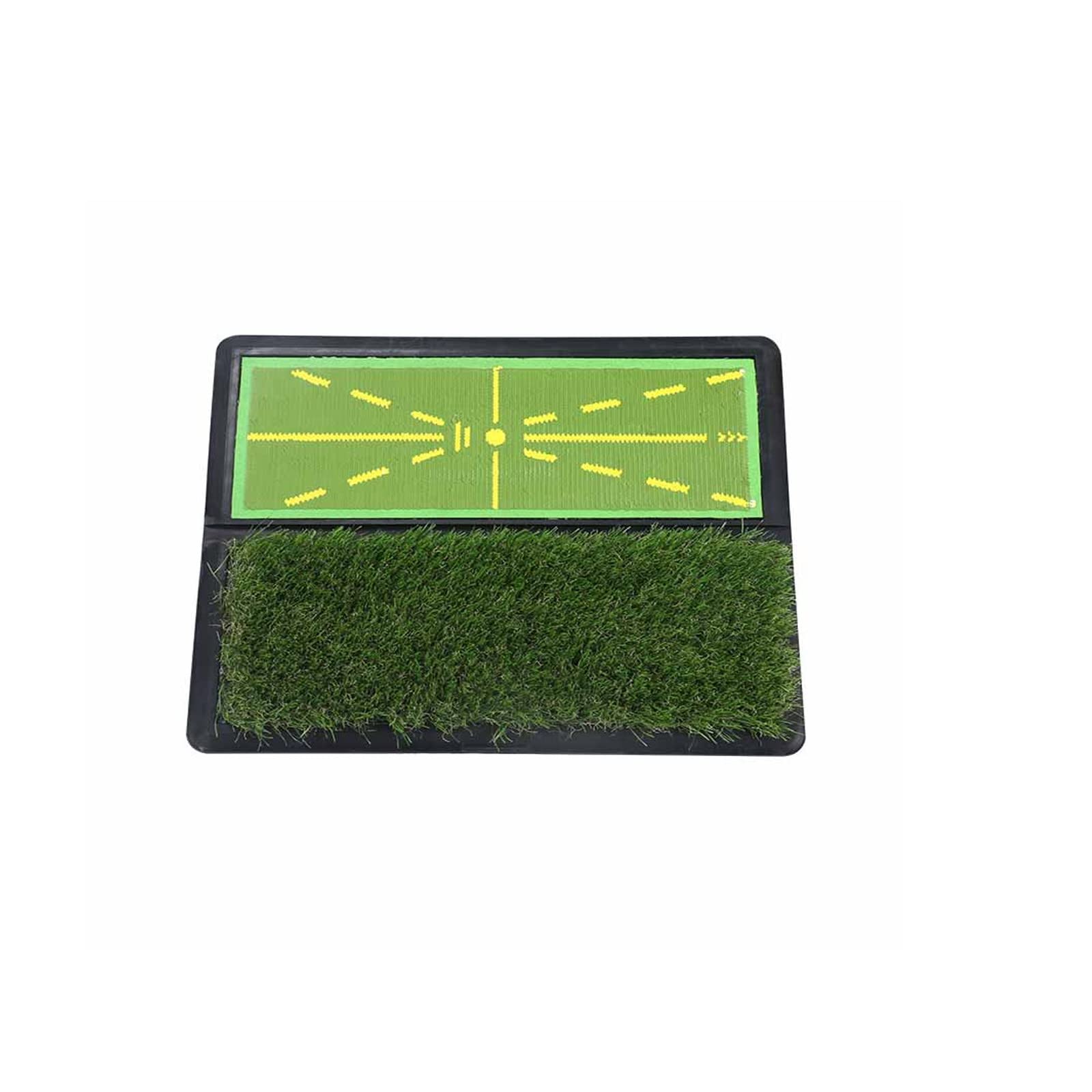 Golf Mat, Path Feedback Golf Practice Mat, Pro Nylon Turf and Replaceable Impact Surface Golf Mat, Rubber Backing Golf Hitting Mat/72