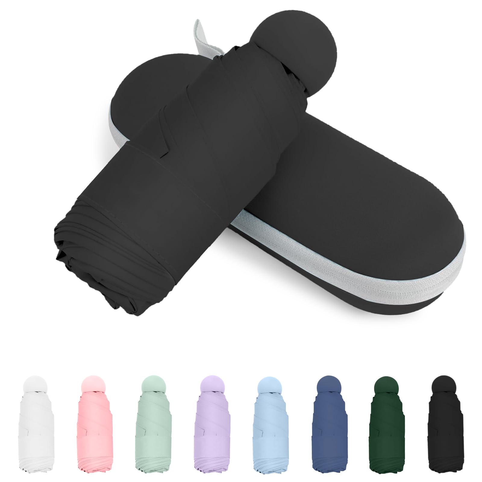 Trenovo Travel Umbrella Compact Umbrella, Pocket Mini Umbrella fo...
