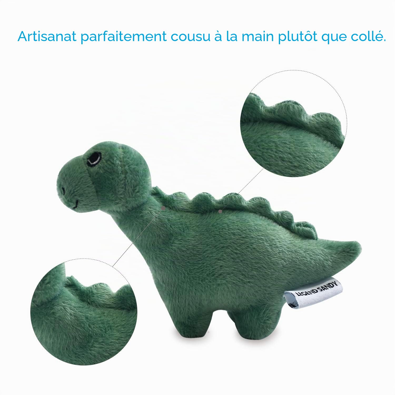 LEGEND SANDY Lot de 12 Petits Jouets couineurs en Peluche à mâcher, Mignons et Doux, pour Animaux de Compagnie, Chiots et Chiens de Petite et Moyenne Taille