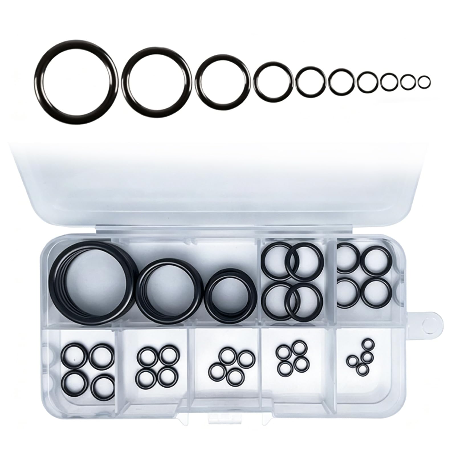 Yeeliv Ceramic Repair Kit For Fishing Rods: 60pcs Guide Ring Set With Ceramic Inserts, Complete Pole Fishing Accessories Kit For Sea Fishing, Surf Casting And Rock Fishing Rods