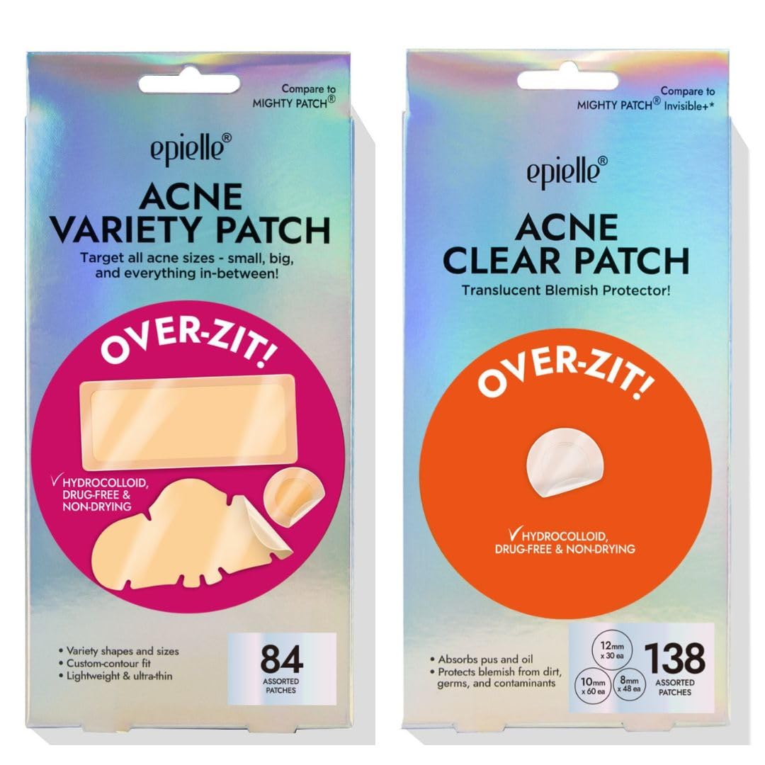 Epielle Acne Patch Over-Zit All Over Face 84 counts 138 counts more dots