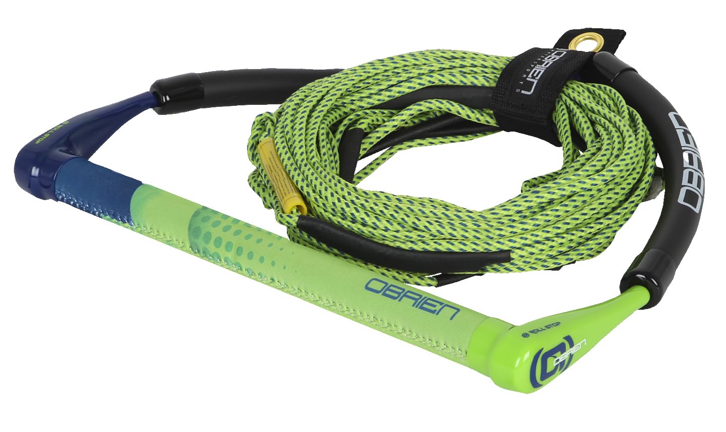 O'Brien Fusion Wake Handle with Dyneema Line – Adjustable 40'-65' Zero-Stretch Wakeboarding Rope