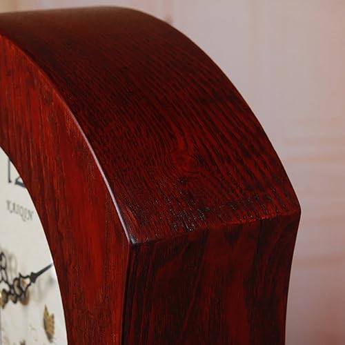 Miniatura 4 de Reloj de Escritorio y Estantería Retro Mantel/Mantle Rhythm Reloj de Cuarzo para Salón Escritorio Estantería Relojes Decoración