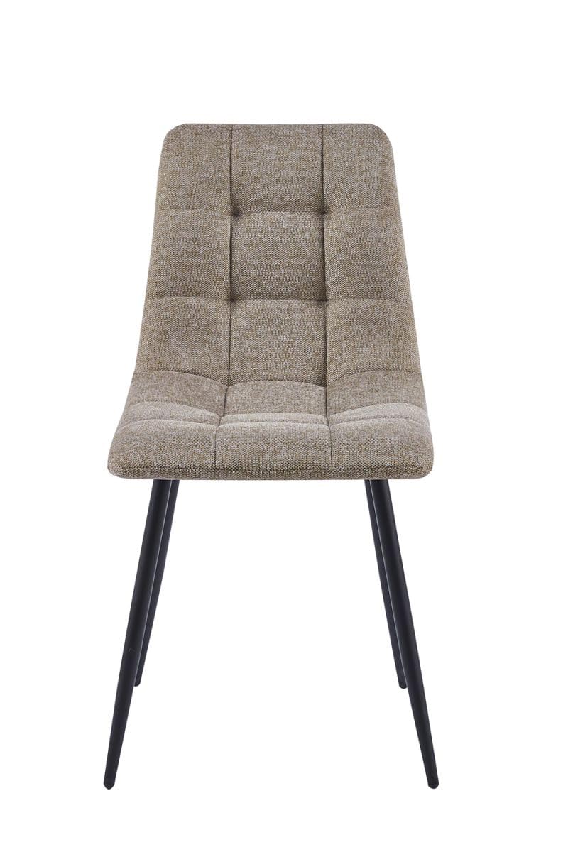 Regalos Miguel - Sillas Comedor - Silla Stuhl Tela - Marrón Claro