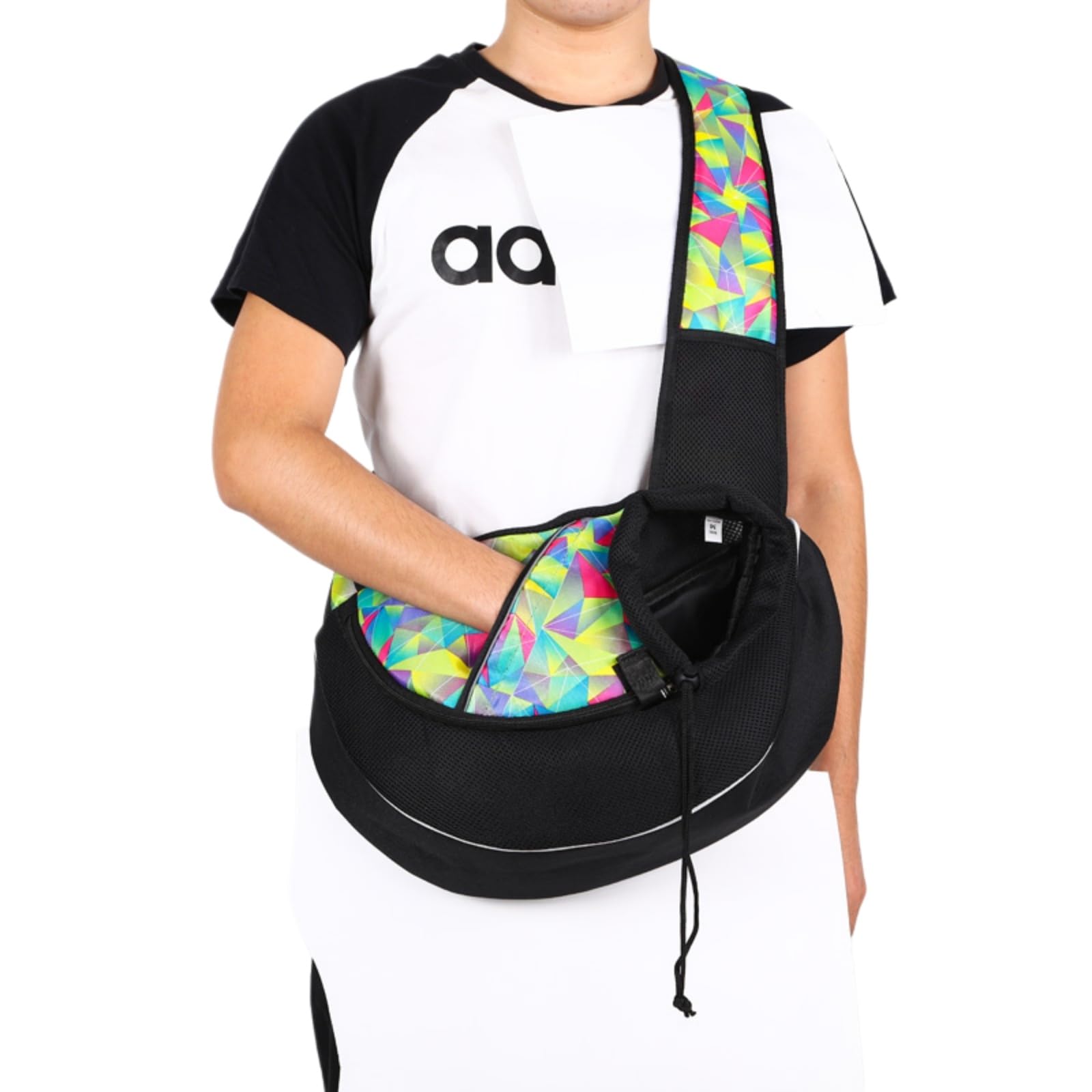 Veslyn Pet Travel Bag Single Shoulder Carrier Backpack For Small Dogs & Cats, Oxford Mesh Breathable Crossbody Puppies-style 2-m
