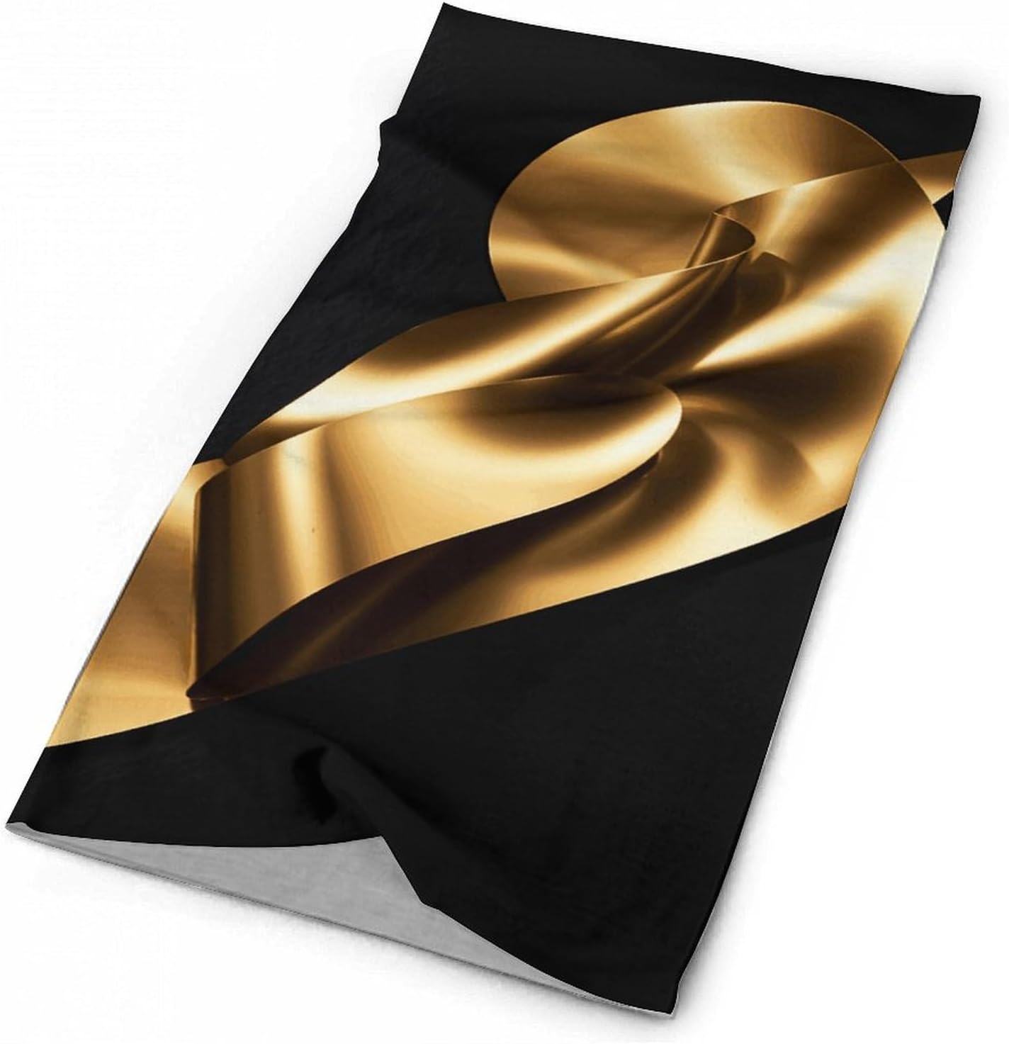 Gold Black Wallpapers Neck Gaiter Winter Face Mask for Men Women Scarf Face Cover Breathable Balaclava Running Bandana
