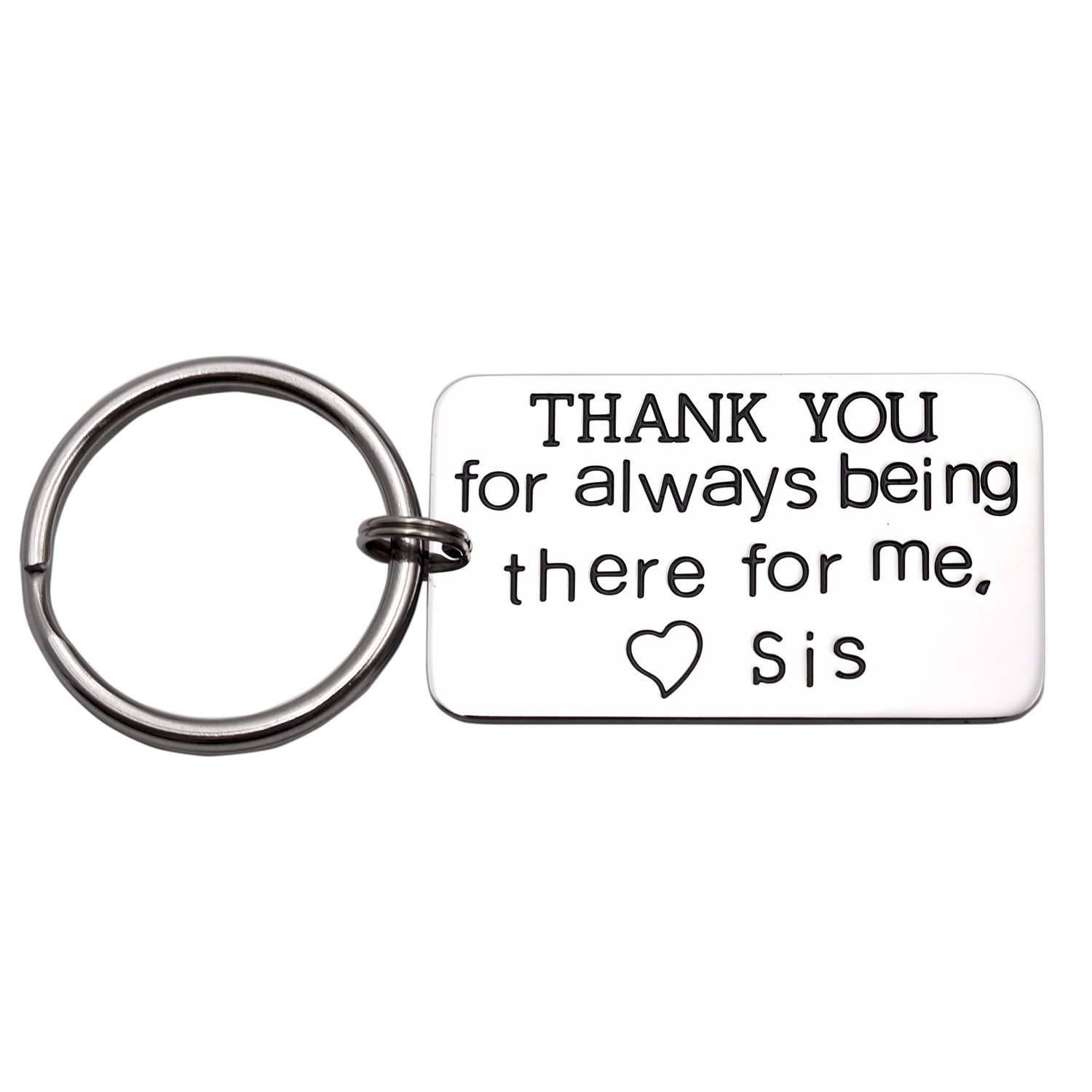 LParkin Brother keychain Thank Your for Always Being There for Me Gift for Brother of the Bride (Keychain)