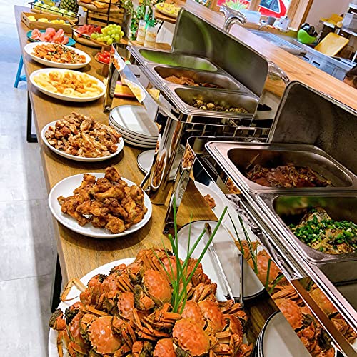 DBMGB Chafing Dish Elektrisch, 9L/13L Speisewärmer Buffetwärmer Edelstahl, Chafing Dish Warmhaltebehälter mit Sichtbarer… – Bild 7