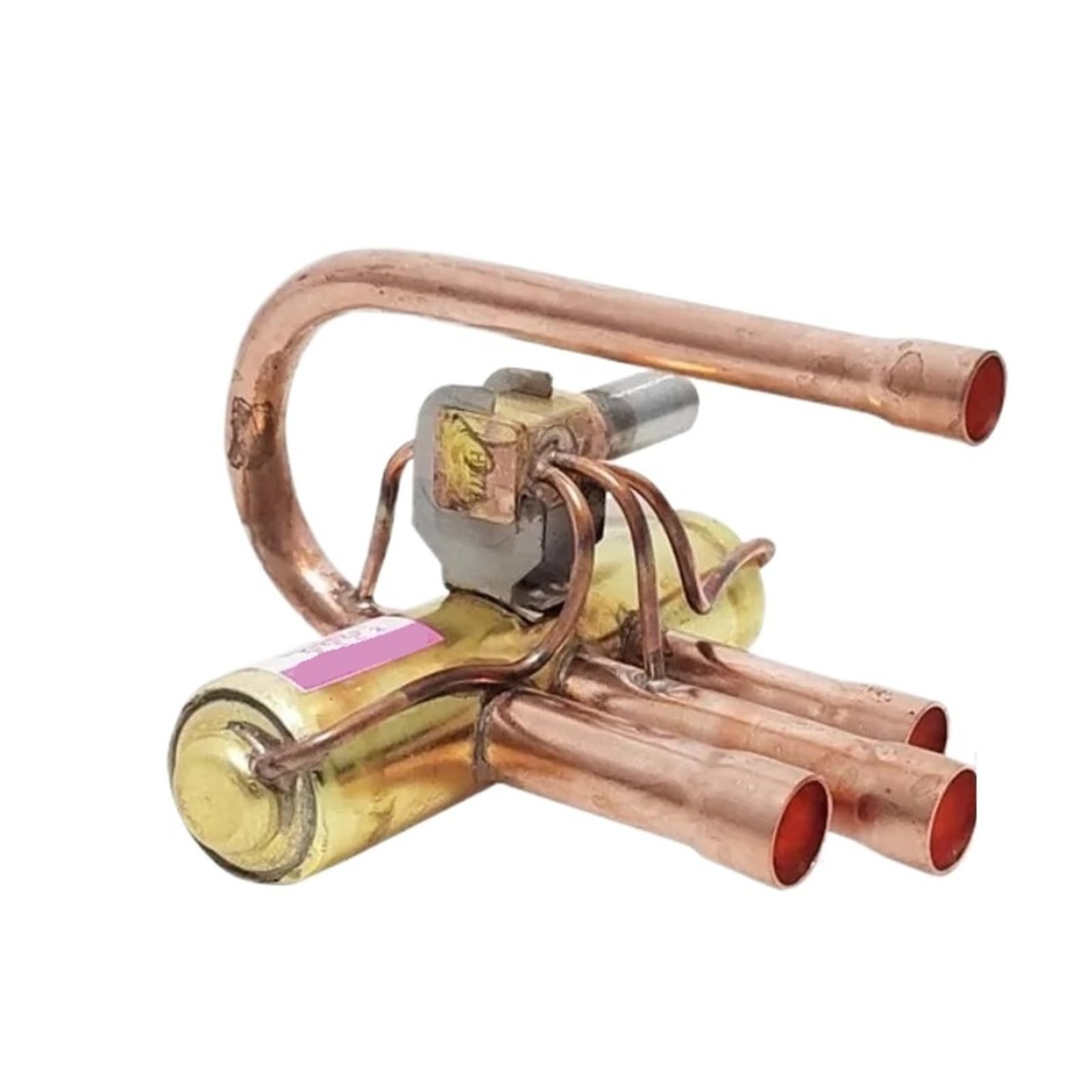 AFUWICFZO Four Way Reversing Valve With Coil SHF-7H-34U-P For Air Conditioner 4-Way Solenoid Valve Conditioning Spare Parts