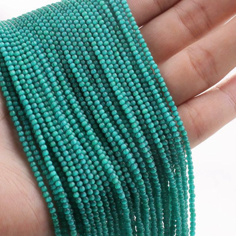 Venta al por mayor, 50 hebras/lote de cuentas redondas de cristal de ojo de gato de 2 mm, cuentas sueltas de vidrio verde para hacer joyas, pulseras y collares, 11, color morado claro, 2 mm de alto