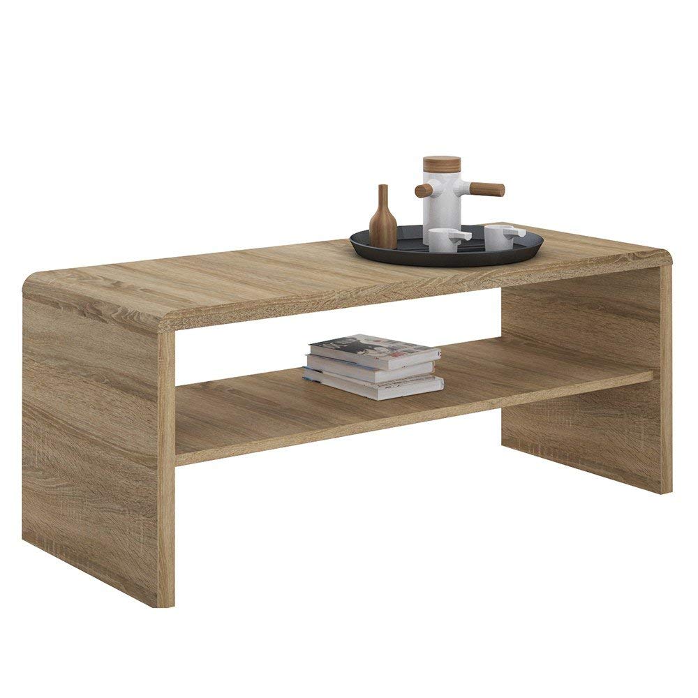 Furniture to Go 4 You Coffee Table/TV Unit, Wood, Oak