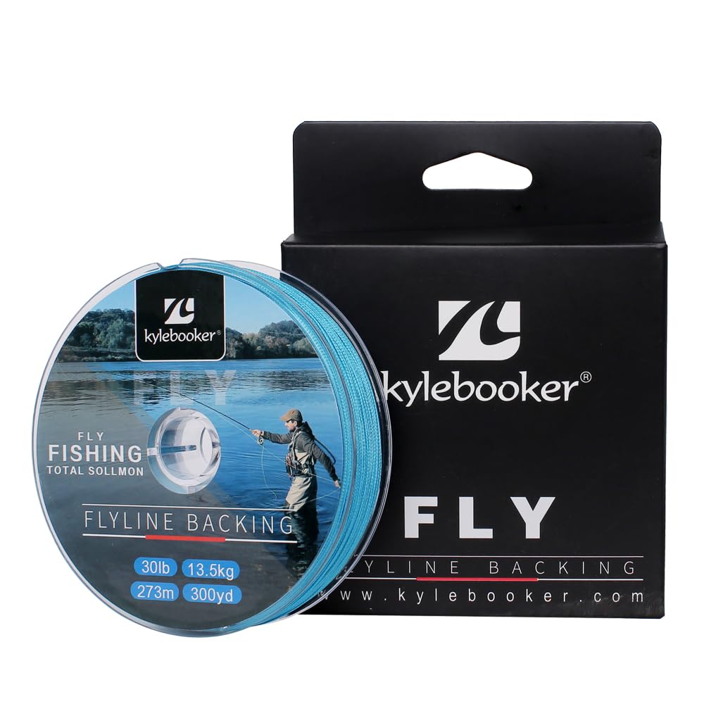 Kylebooker Fly Fishing Dacron Braided Backing Line Abrasion Resistant Trout Fly Line 20lb/30lb