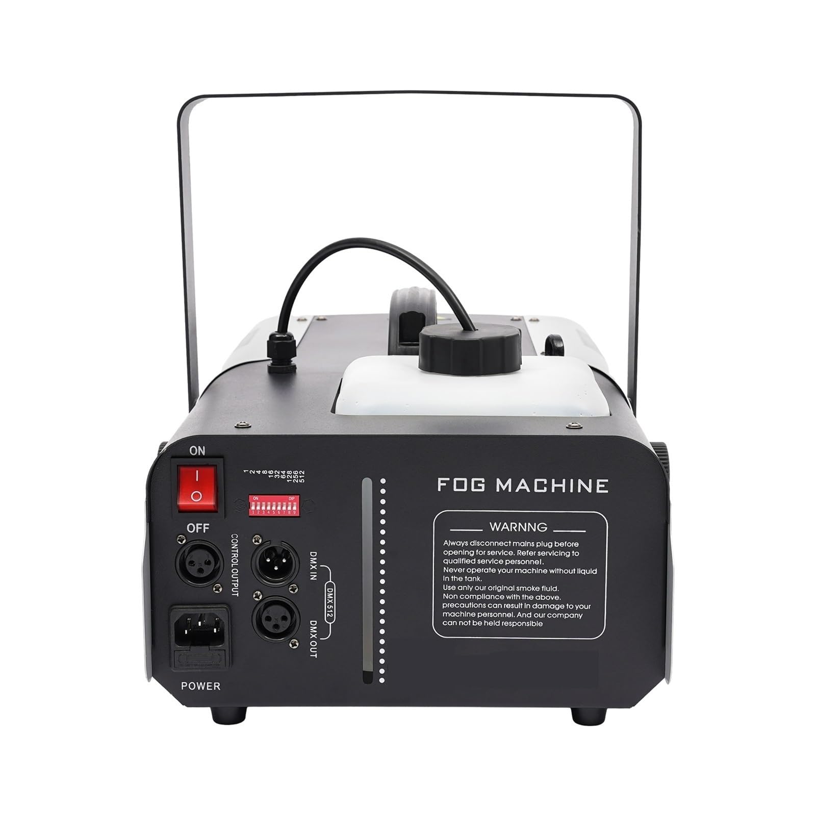 Machine À Fumée Professionnelle Portable Avec 9 LED De 3 W, Télécommande 1500, Contrôle Des Éclairages Scène Et Générateur FuméE éPaisse