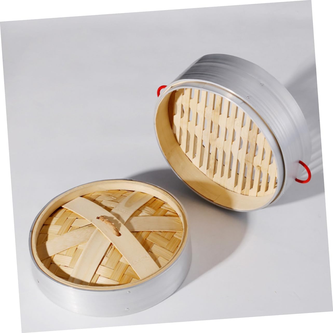 Bamboo Food Steamer Steaming Basket for Cooking Dumplings Dim Sum Vegetables Practical Kitchen Accessory for Healthy Meal Preparation
