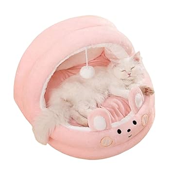 Amazon | 猫 ベッド ペットベッド 猫ハウス キャットハウス