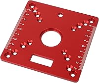 Vista 6 de Placa de inserción de mesa de enrutador de aluminio,Mini bancos cuadrados para carpintería Router Flip Plate,Mesa de grabado de recorte
