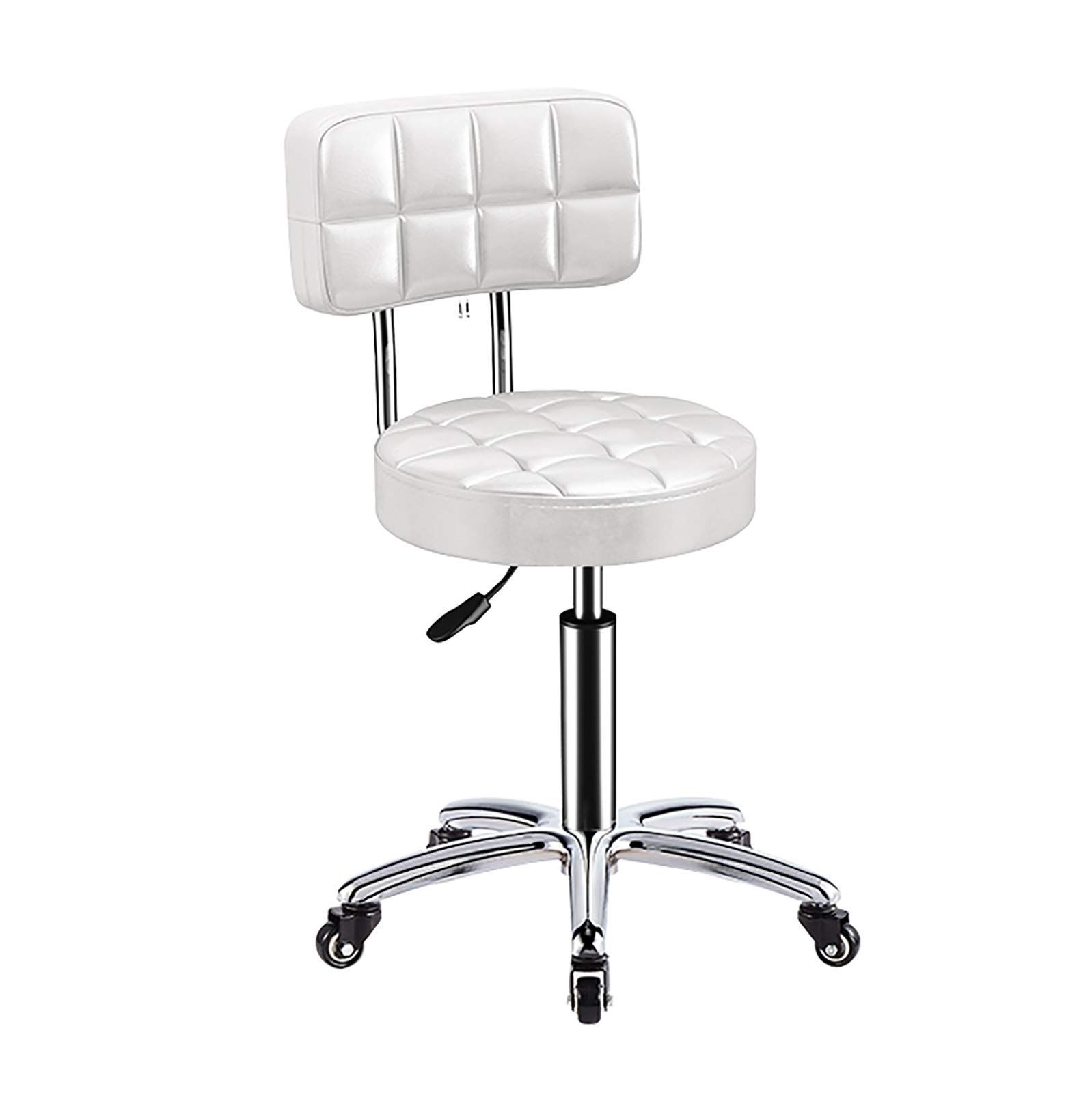 AYCDL Bar Stools, Height Adjustable Bar Chairs,artificial Leather, 360° Swivel Kitchen Stool With Backrest,A5